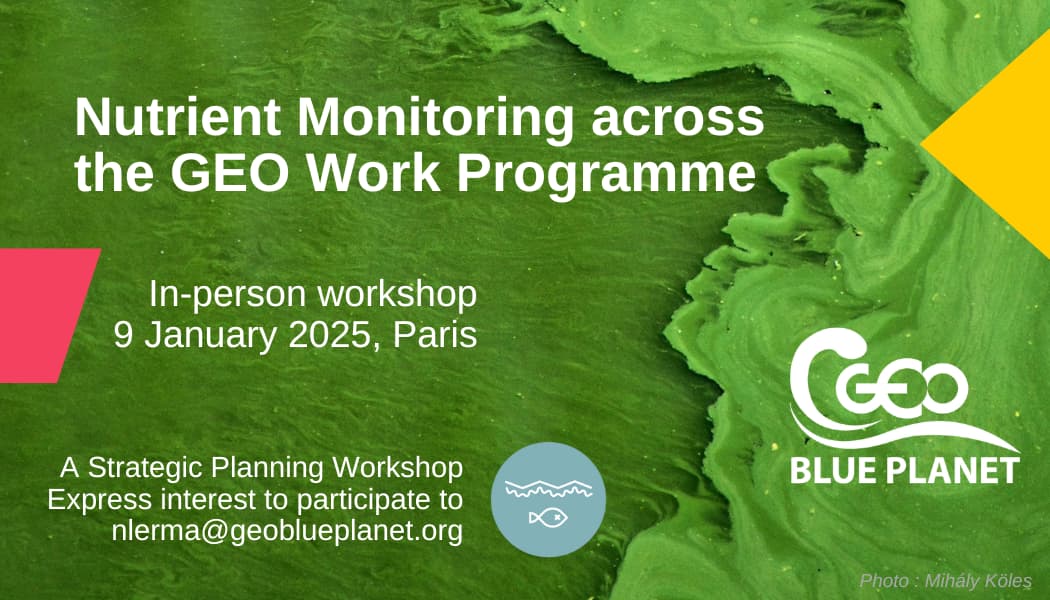 Nutrient Monitoring Across the GEO Work Programme Workshop