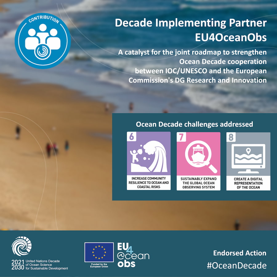 EU4OceanObs endorsed as a UN Ocean Decade Implementing Partner